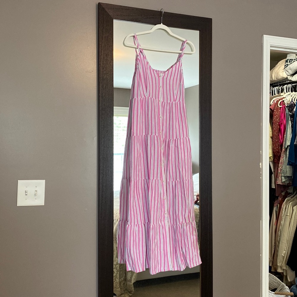 Long, flowy, effortless summer dress